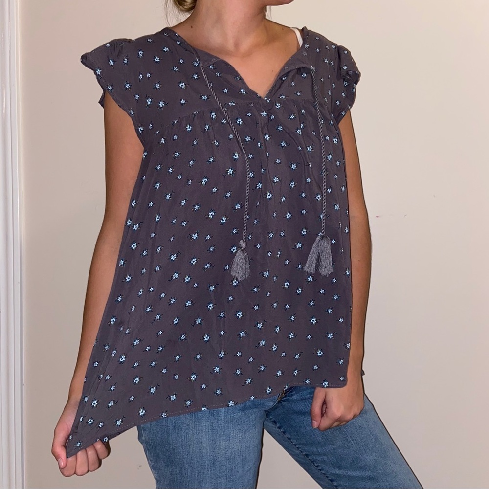 Cute floral tee